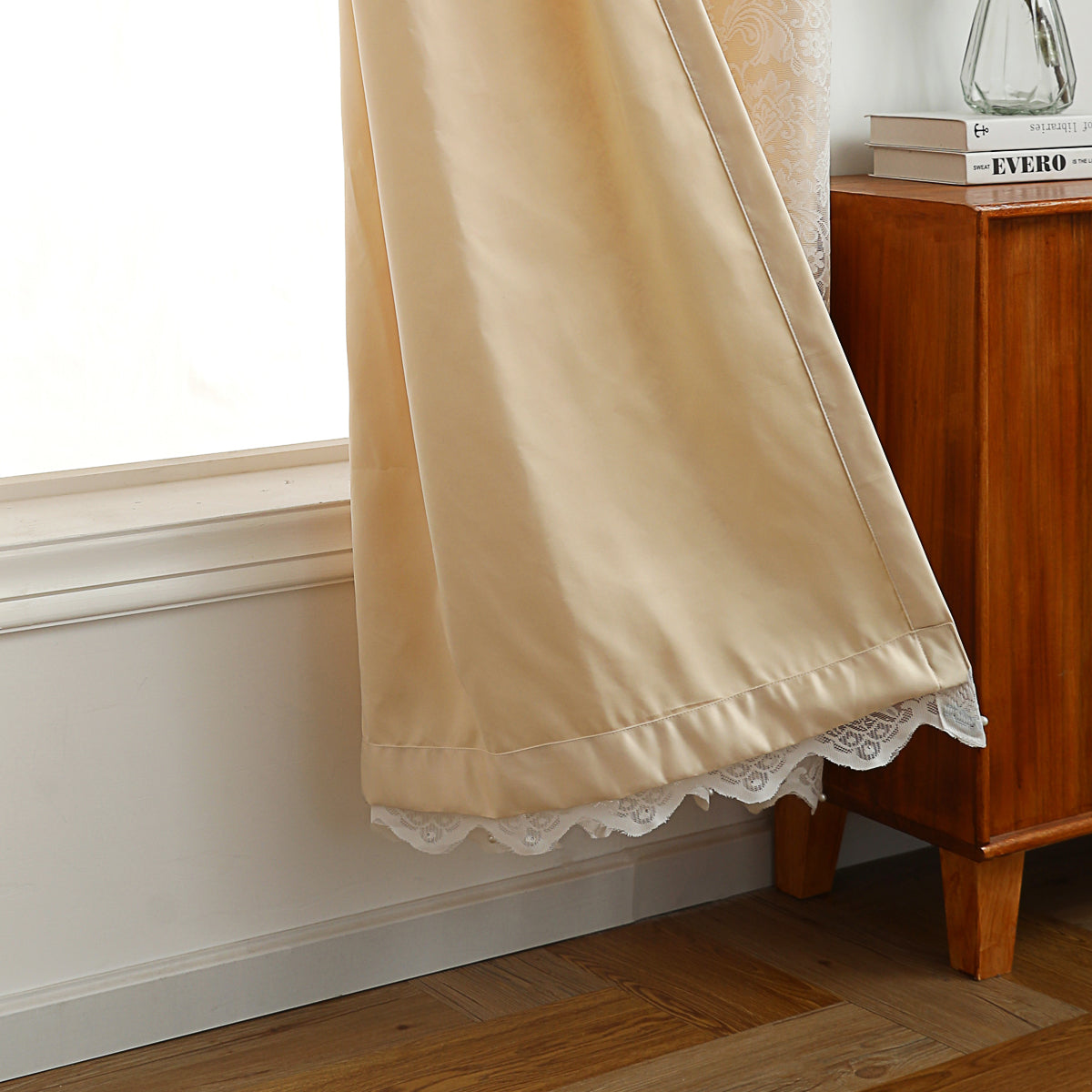 Butterfly Ripple Double Layer Curtain