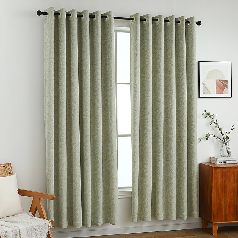 Whisper Leaves Jacquard Curtain