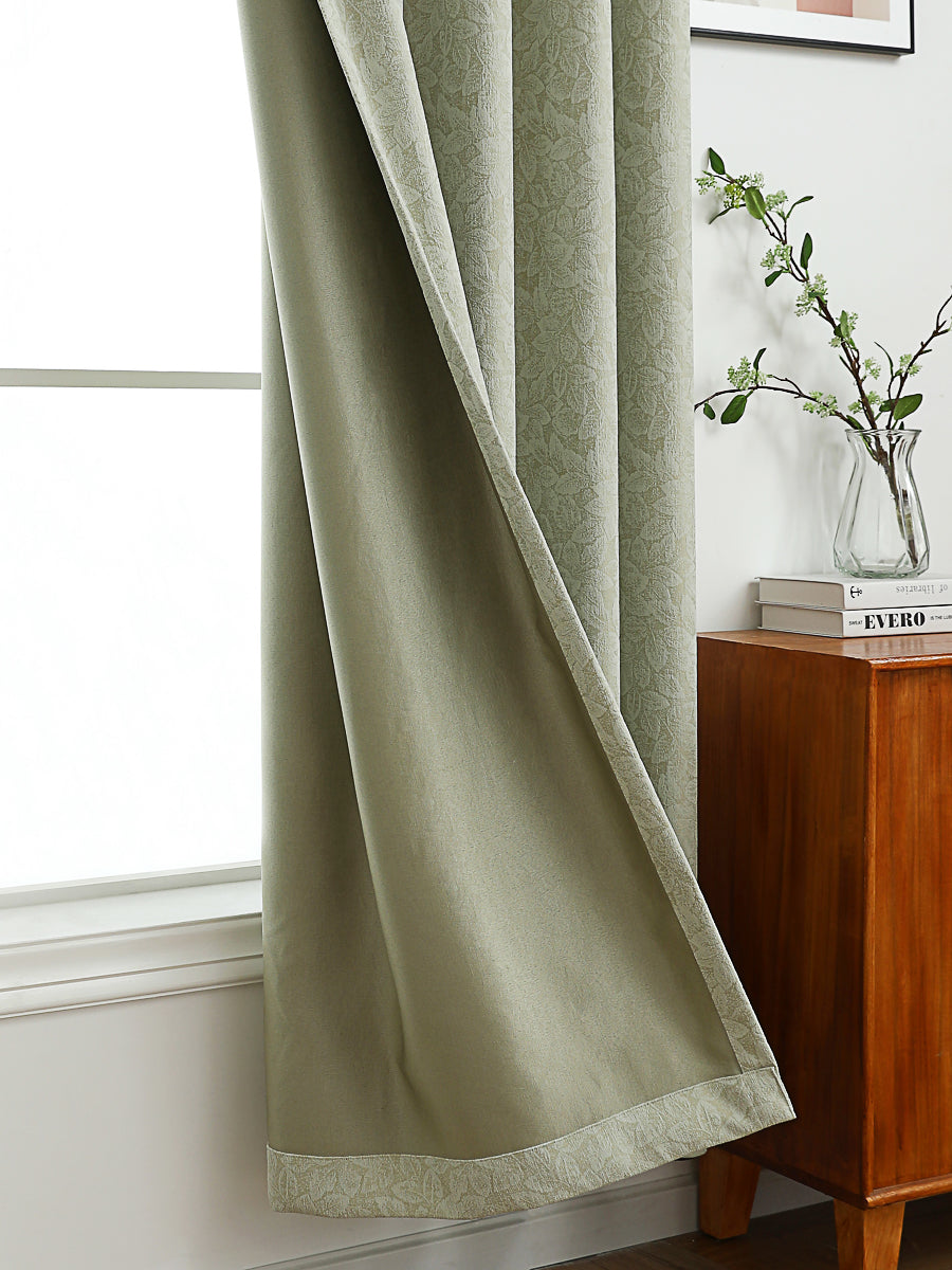 Whisper Leaves Jacquard Curtain