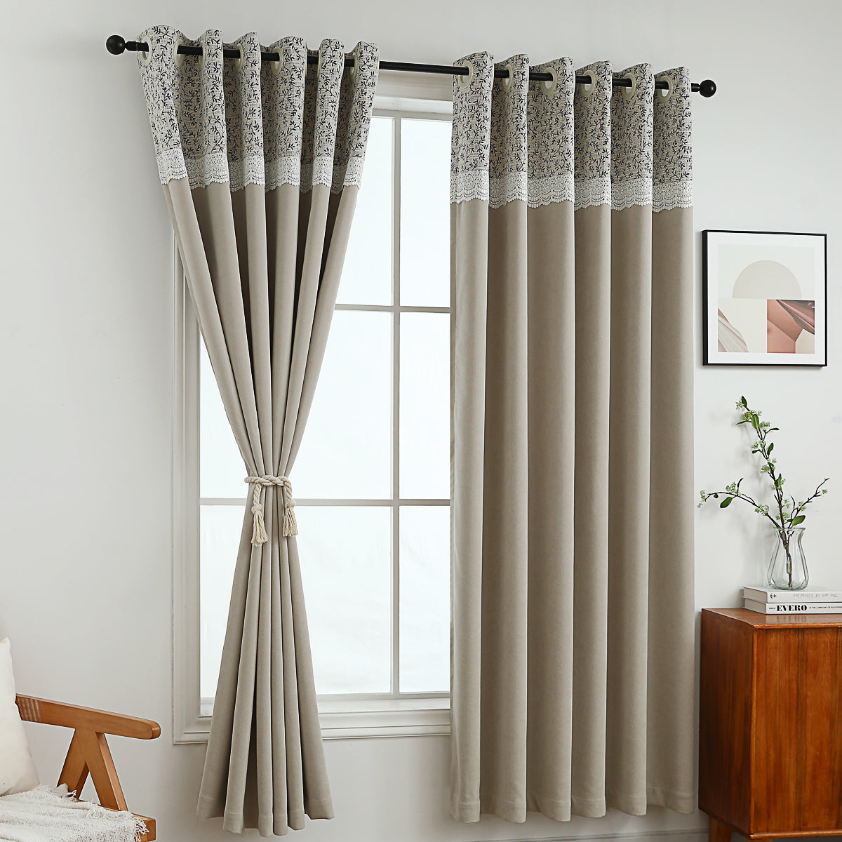 Breeze Willow Embossed Curtain