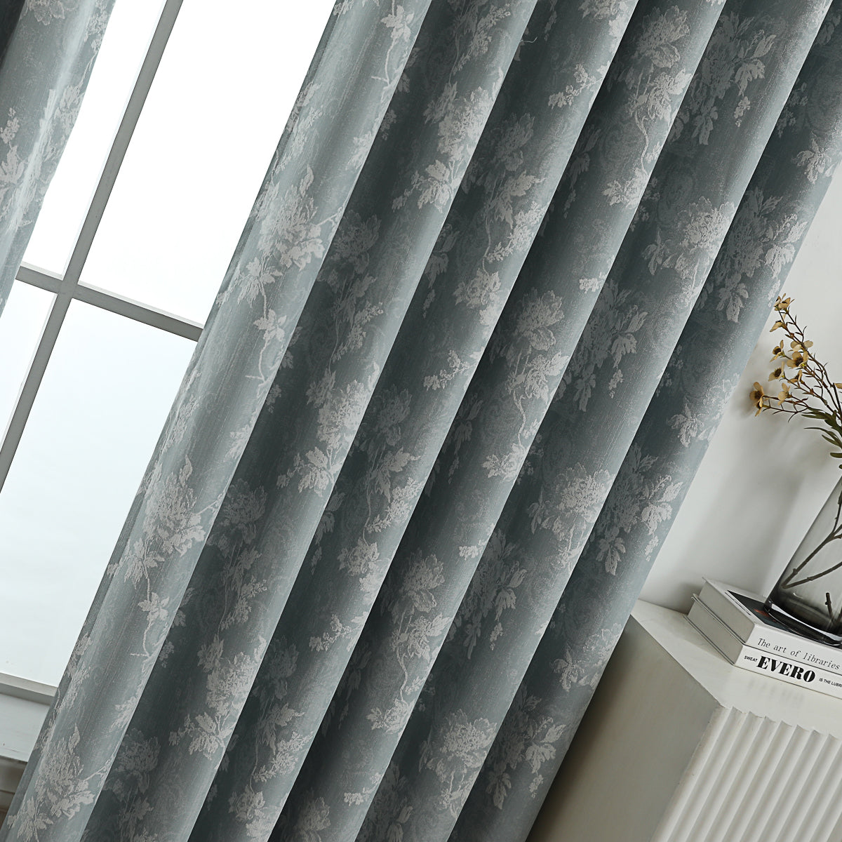 Dreamy Flower Jacquard Curtain