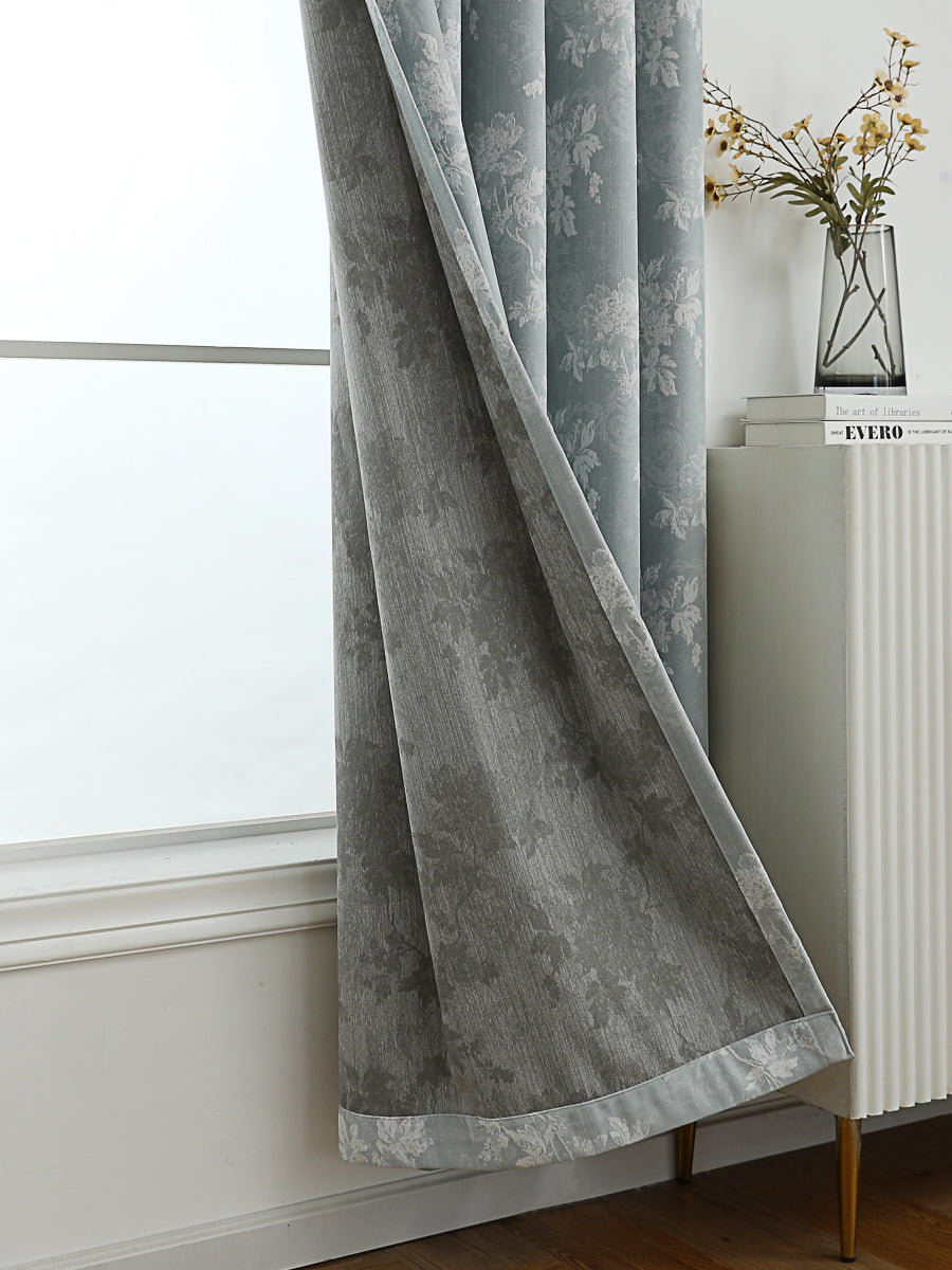 Dreamy Flower Jacquard Curtain