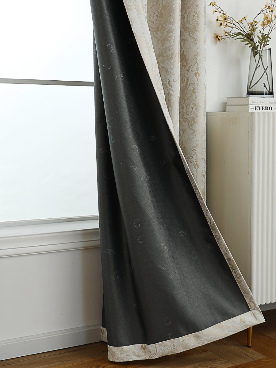 Poetic Cloud Embossed Curtain