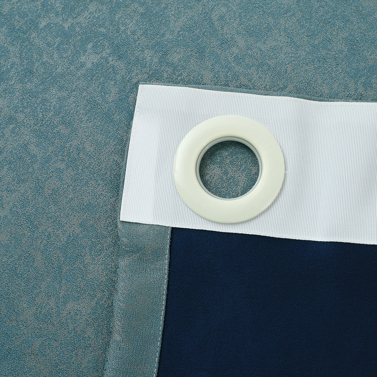 Wells Embossed Jacquard Solid Color Curtain