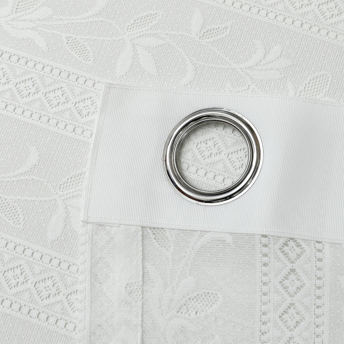 Azalea Embossed Jacquard Semi-Sheer Curtain