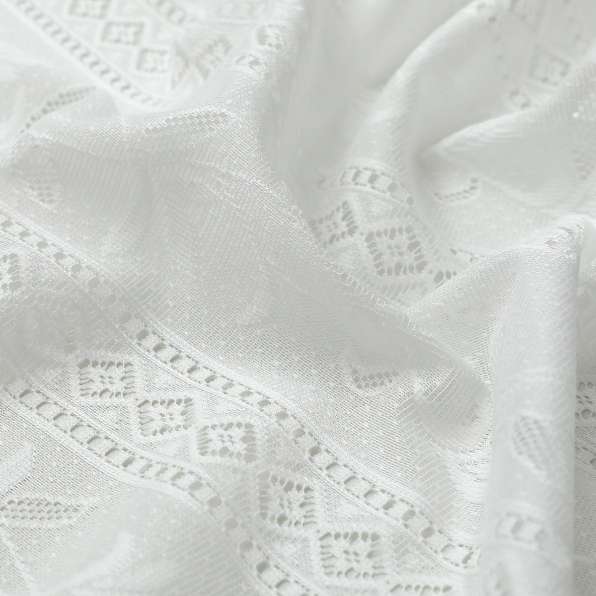 Azalea Embossed Jacquard Semi-Sheer Curtain