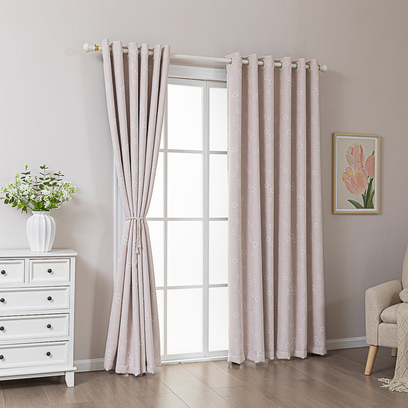 Fancy Floral Jacquard Curtain