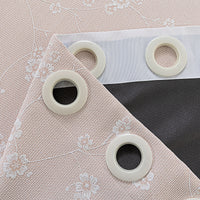 Fancy Floral Jacquard Curtain