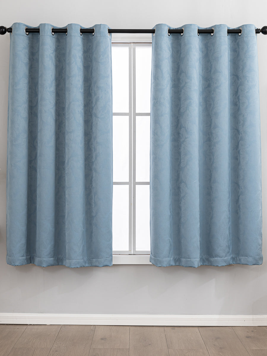 Romance Blackout Curtain -Smokey Blue
