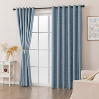 Romance Blackout Curtain -Smokey Blue