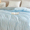 Raindrop Blue Premium Cotton Duvet Cover