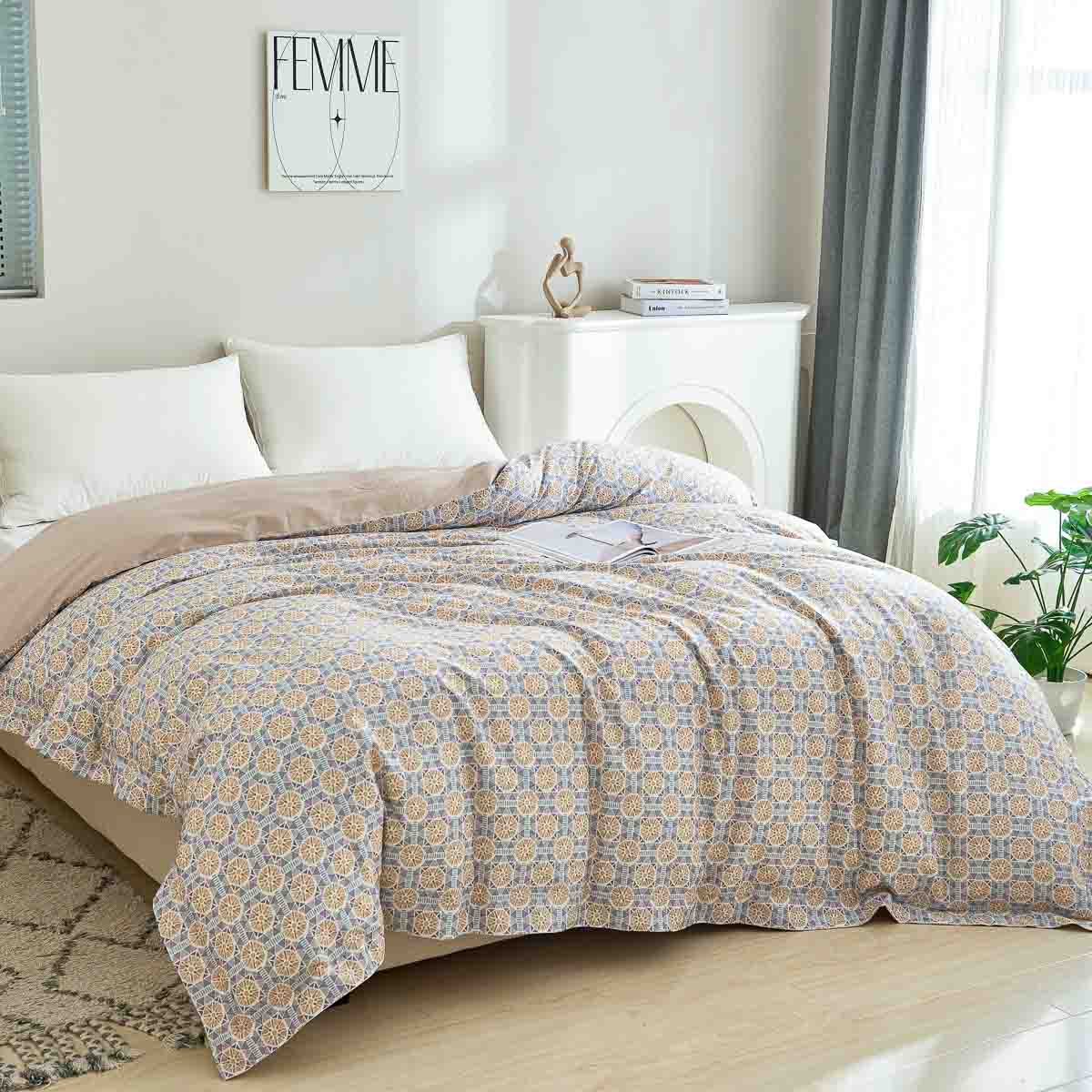 Sunshine Gold Premium Cotton Duvet Cover