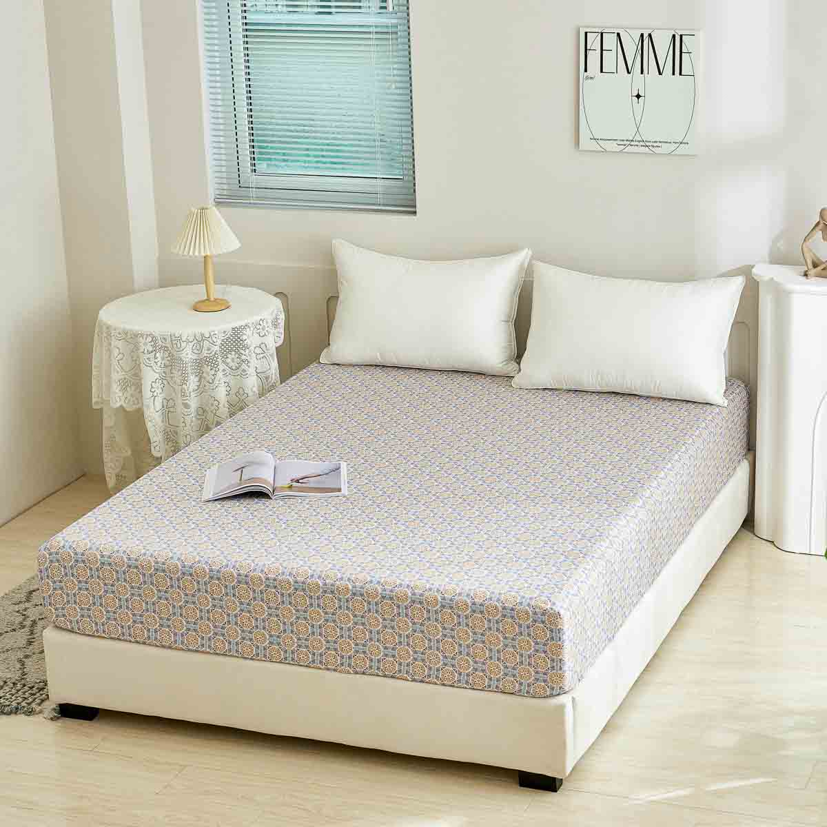 Sunshine Gold Premium Cotton Fitted Sheet