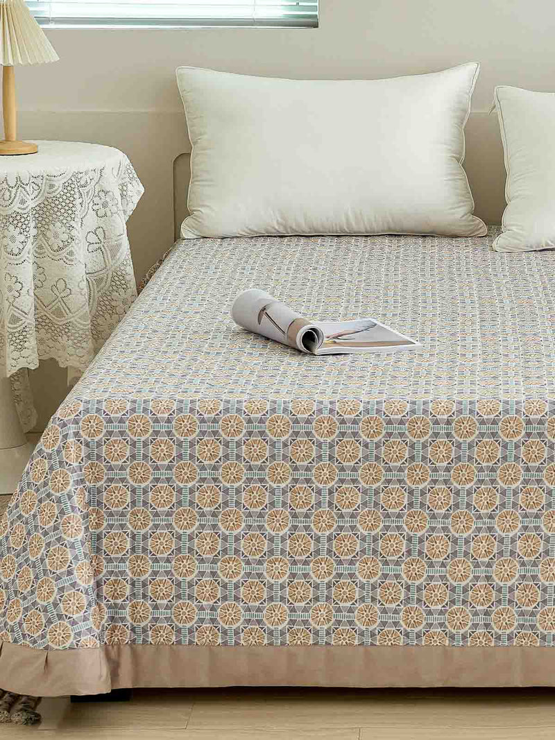 Sunshine Gold Premium Cotton Bedspread