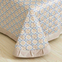 Sunshine Gold Premium Cotton Bedspread