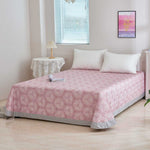 Breezy Pink Premium Cotton Bedspread