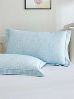 Raindrop Blue Premium Cotton Pillow Sham