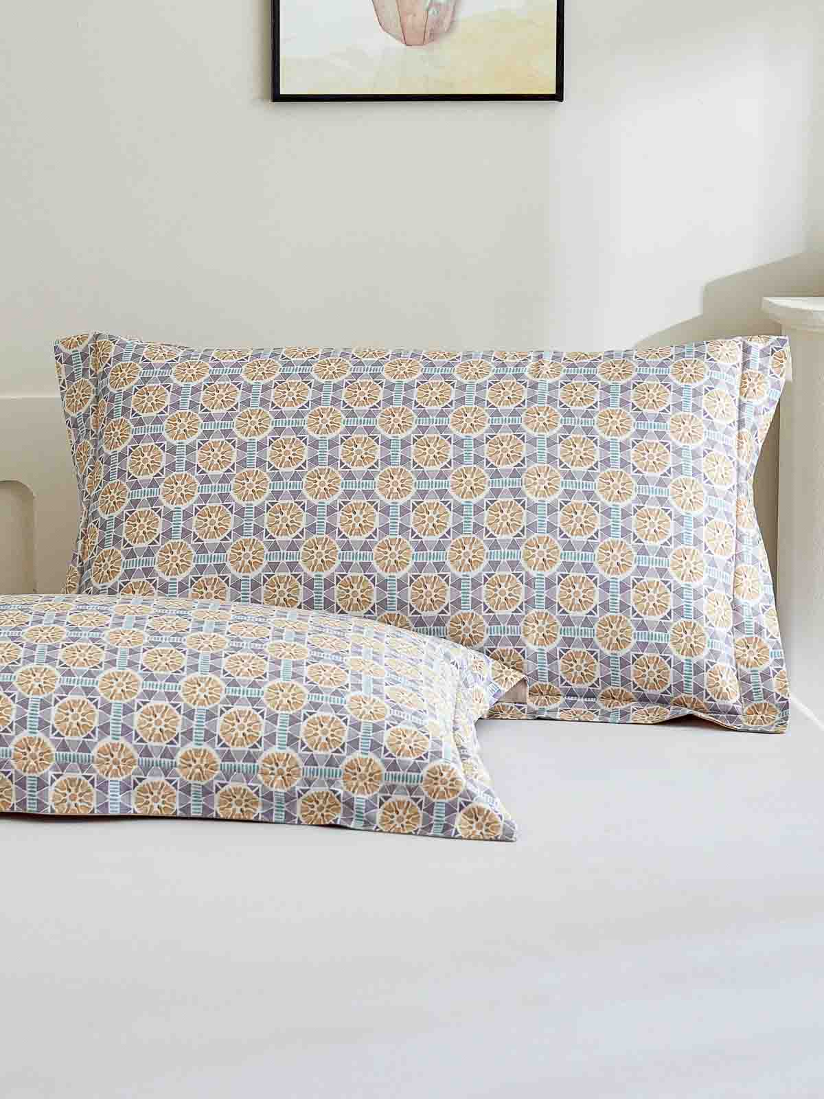 Gold pillow clearance sham