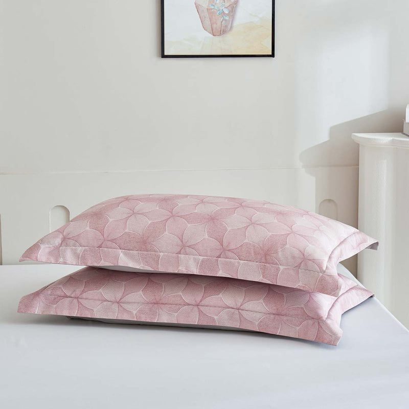 Breezy Pink Premium Cotton Pillow Sham