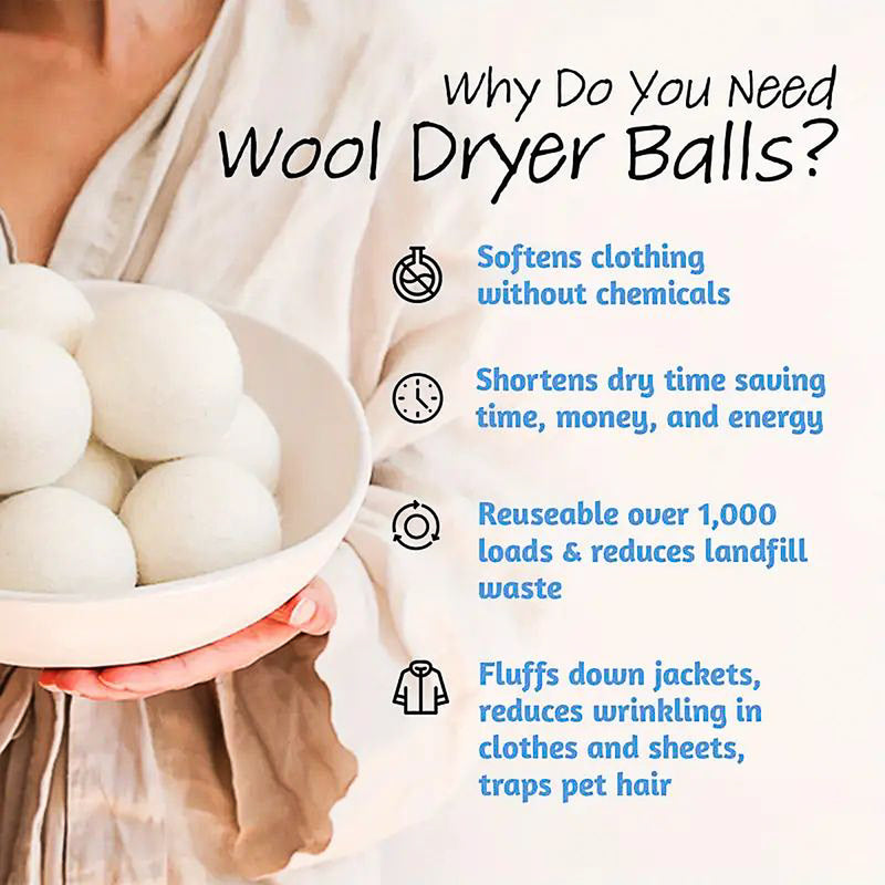 Wool Drying Balls in Laundry*3pcs/bag