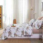 Posy Floral Cotton Quilt Set