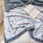 Lux Pattern Raschel Velvet Winter Blanket
