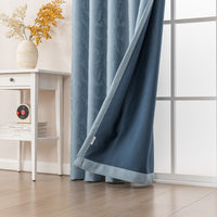Romance Blackout Curtain -Smokey Blue