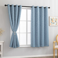 Romance Blackout Curtain -Smokey Blue