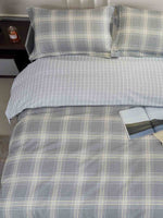 Alec Plaid Cotton Fitted Sheet Set