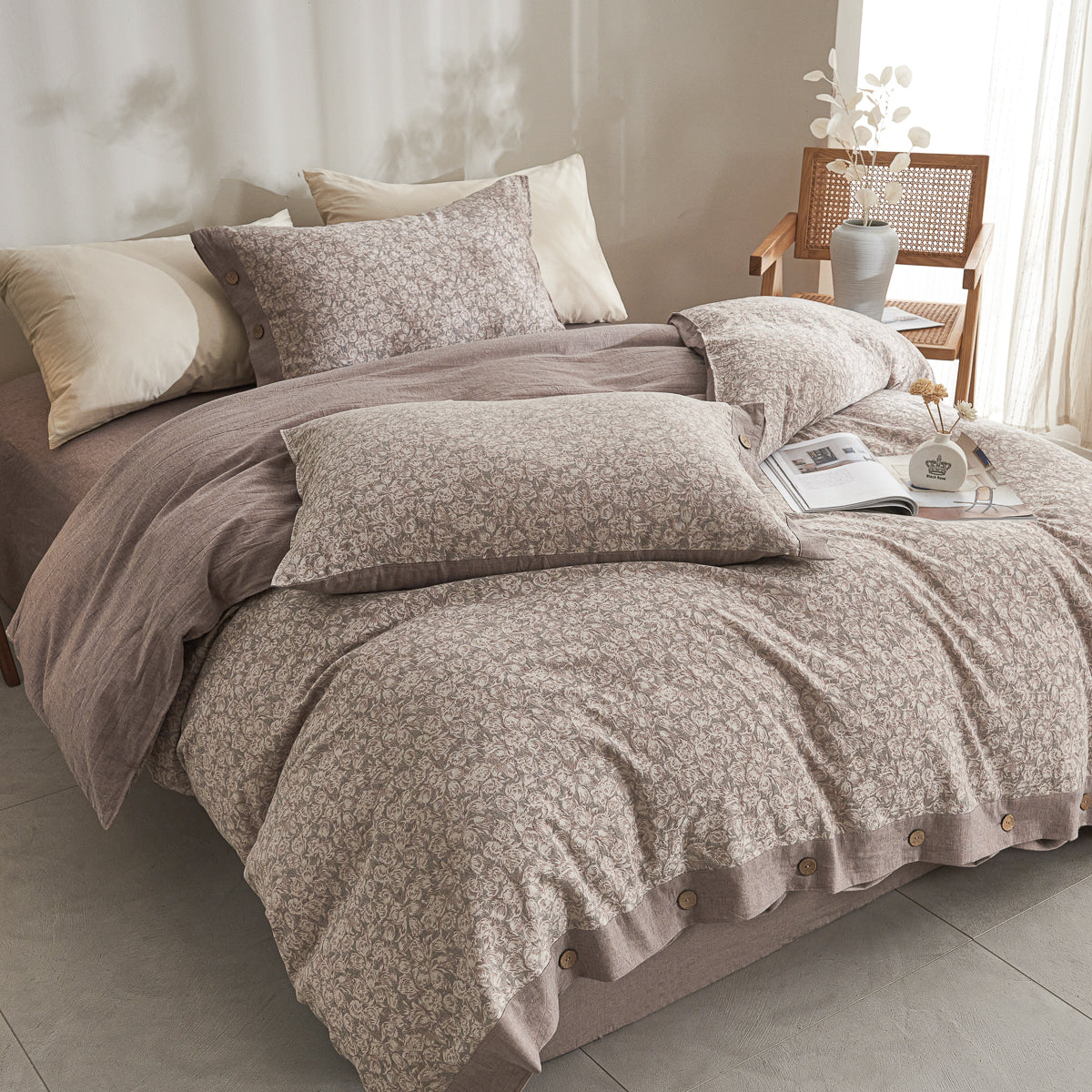 Amann Classic Cotton Weave Fitted Sheet Set