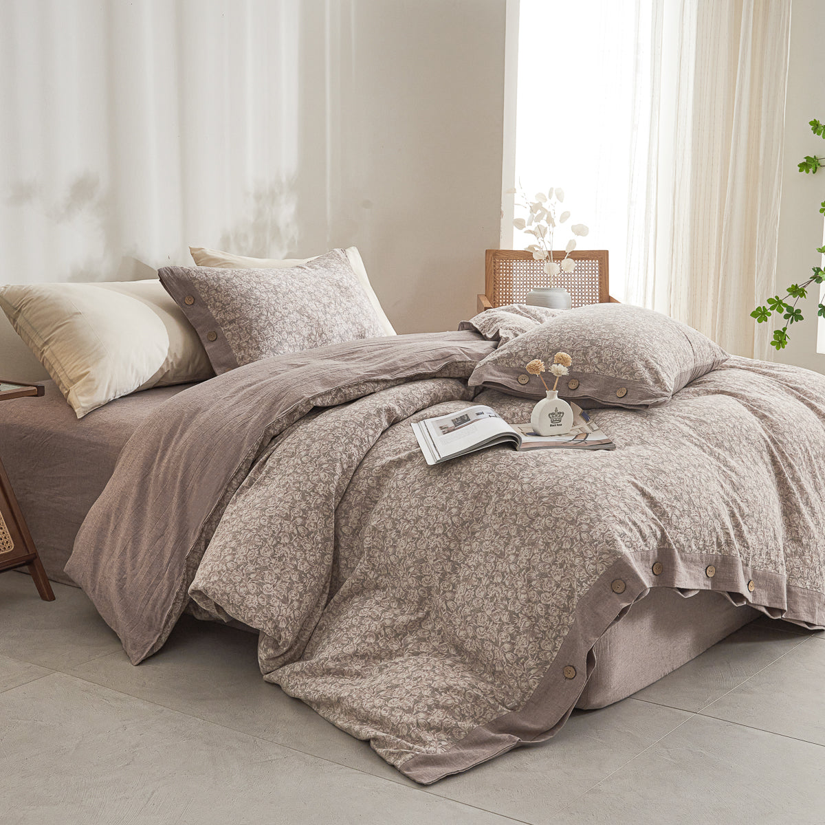 Amann Classic Cotton Weave Fitted Sheet Set