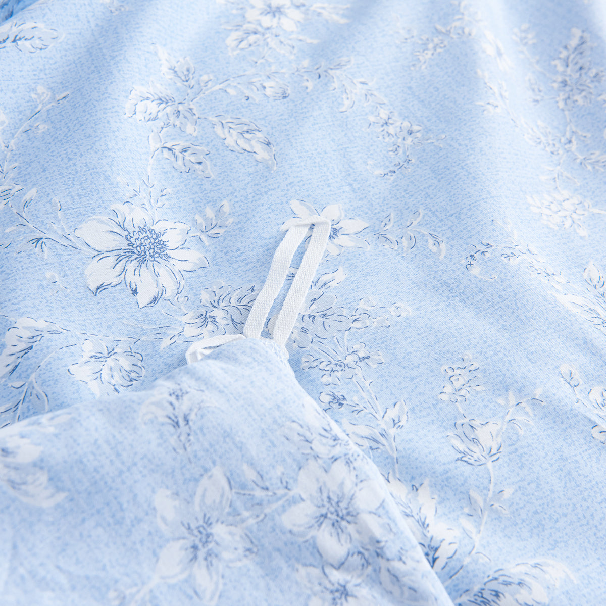 Aria Cotton Bedskirt Duvet Cover Set