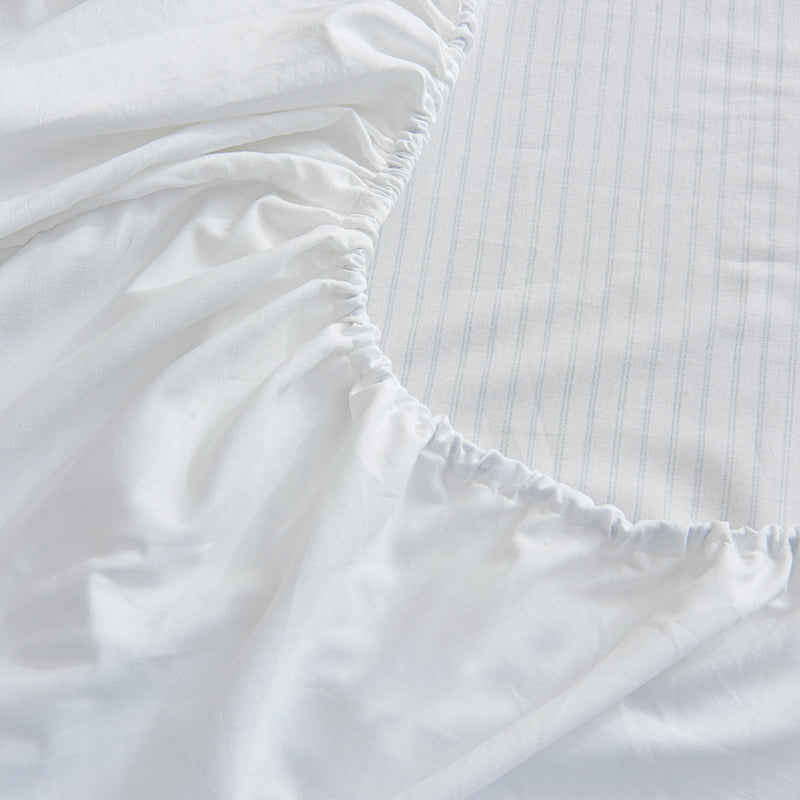 Aria Cotton Bedskirt Duvet Cover Set