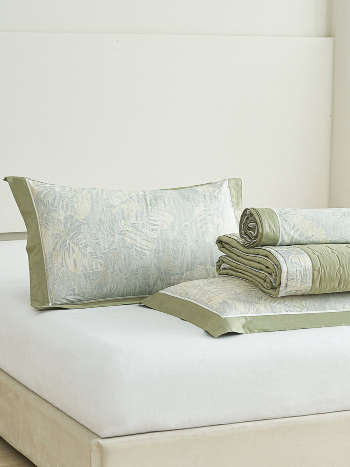 Audrey Floral Premium Cotton Bedspread Set