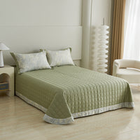 Audrey Floral Premium Cotton Bedspread Set