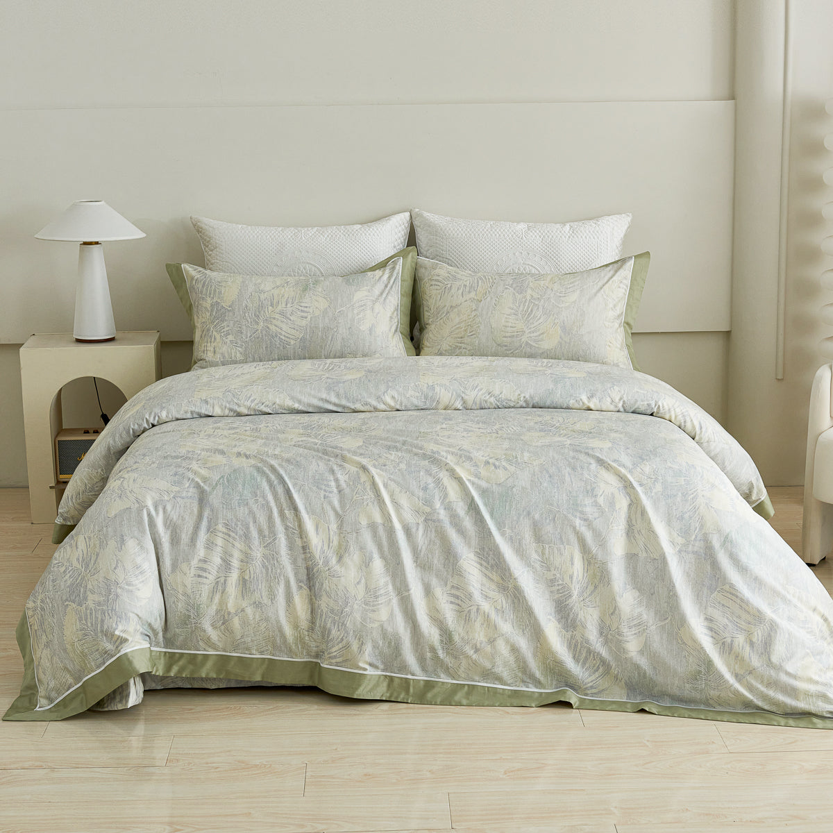 Audrey Floral Premium Cotton Bedspread Set