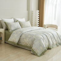 Audrey Floral Premium Cotton Bedspread Set