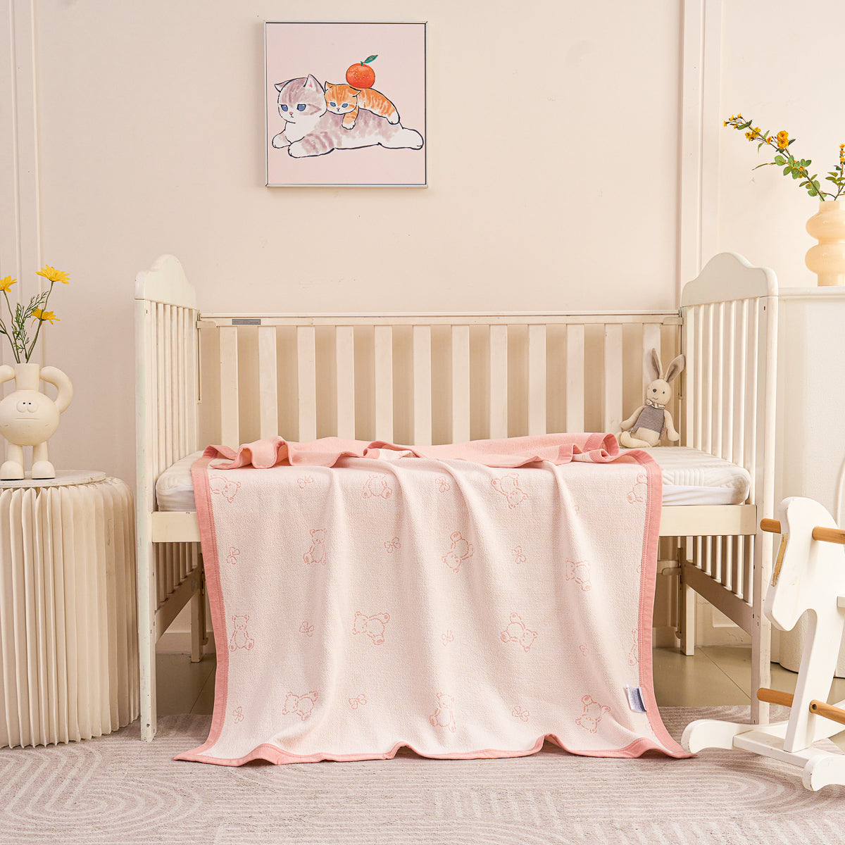 Baby Bear Pure Cotton Blanket