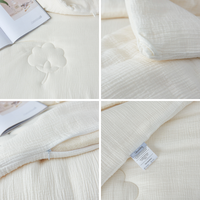 【网一特惠套组】天然棉花四季被 + 大地棕 长绒棉枕套​