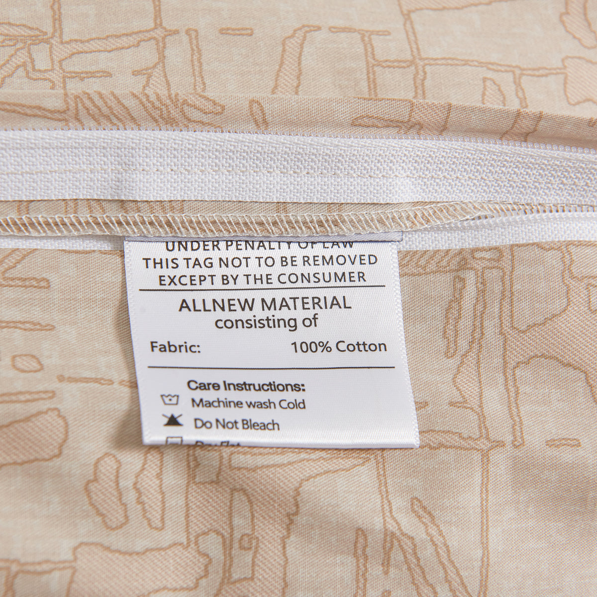 Clay Linen (Earth) Cotton Duvet Cover