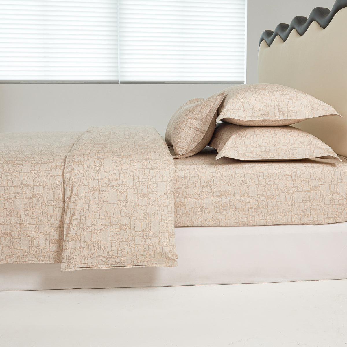 Clay Linen (Earth) Cotton Duvet Cover