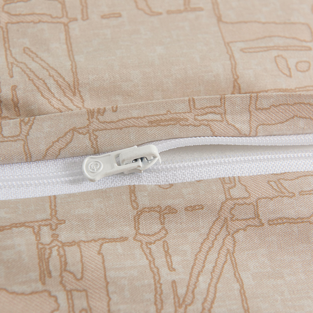 Clay Linen (Earth) Cotton Duvet Cover