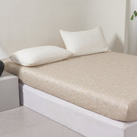 Clay Linen (Earth) Cotton Fitted Sheet