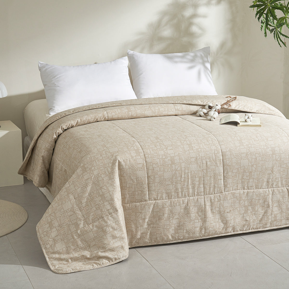 Clay Linen (Earth) Cotton Light Comforter
