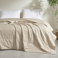 Clay Linen (Earth) Cotton Light Comforter