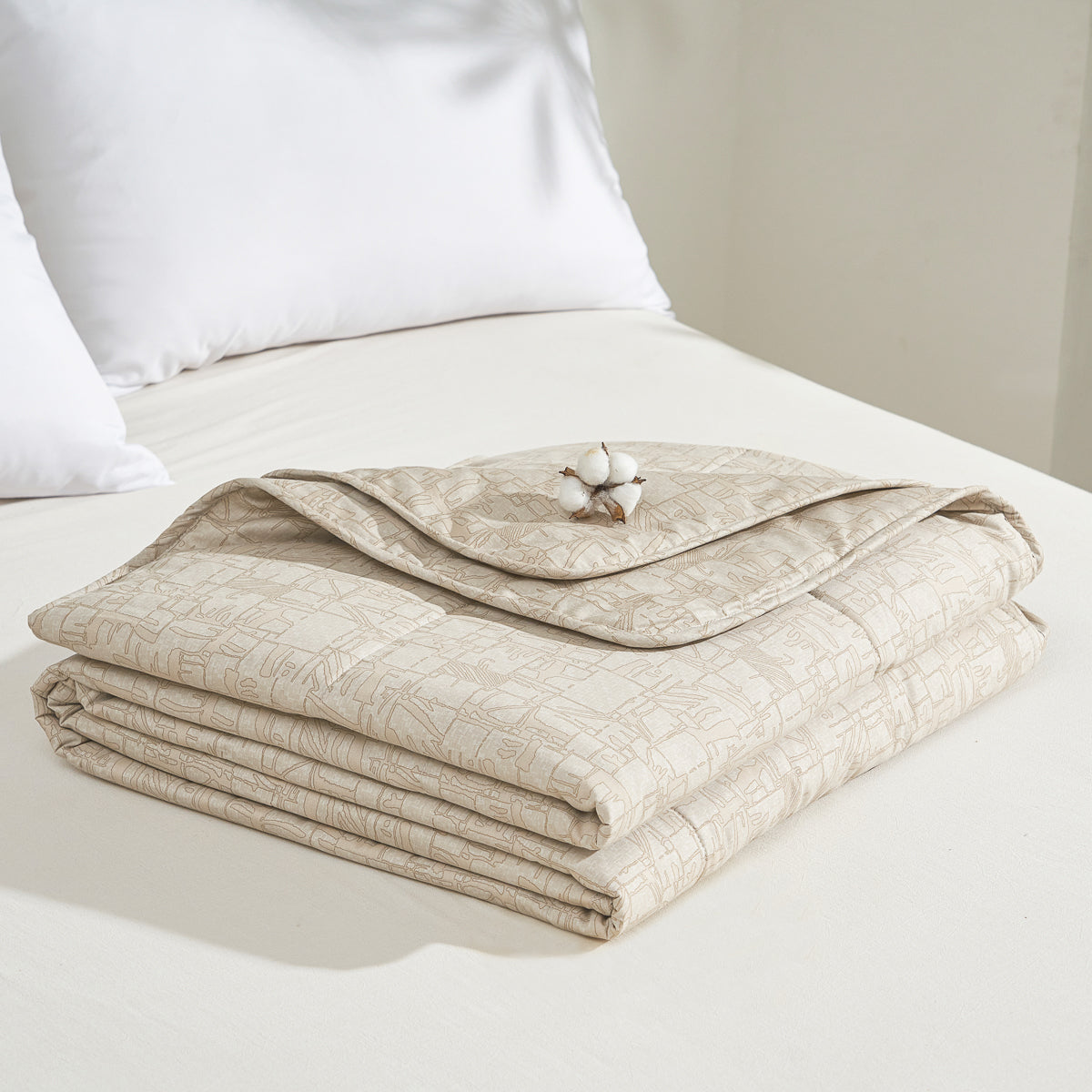 Clay Linen (Earth) Cotton Light Comforter