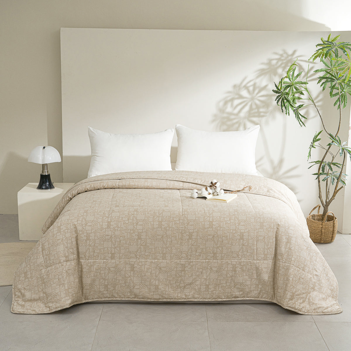 Clay Linen (Earth) Cotton Light Comforter