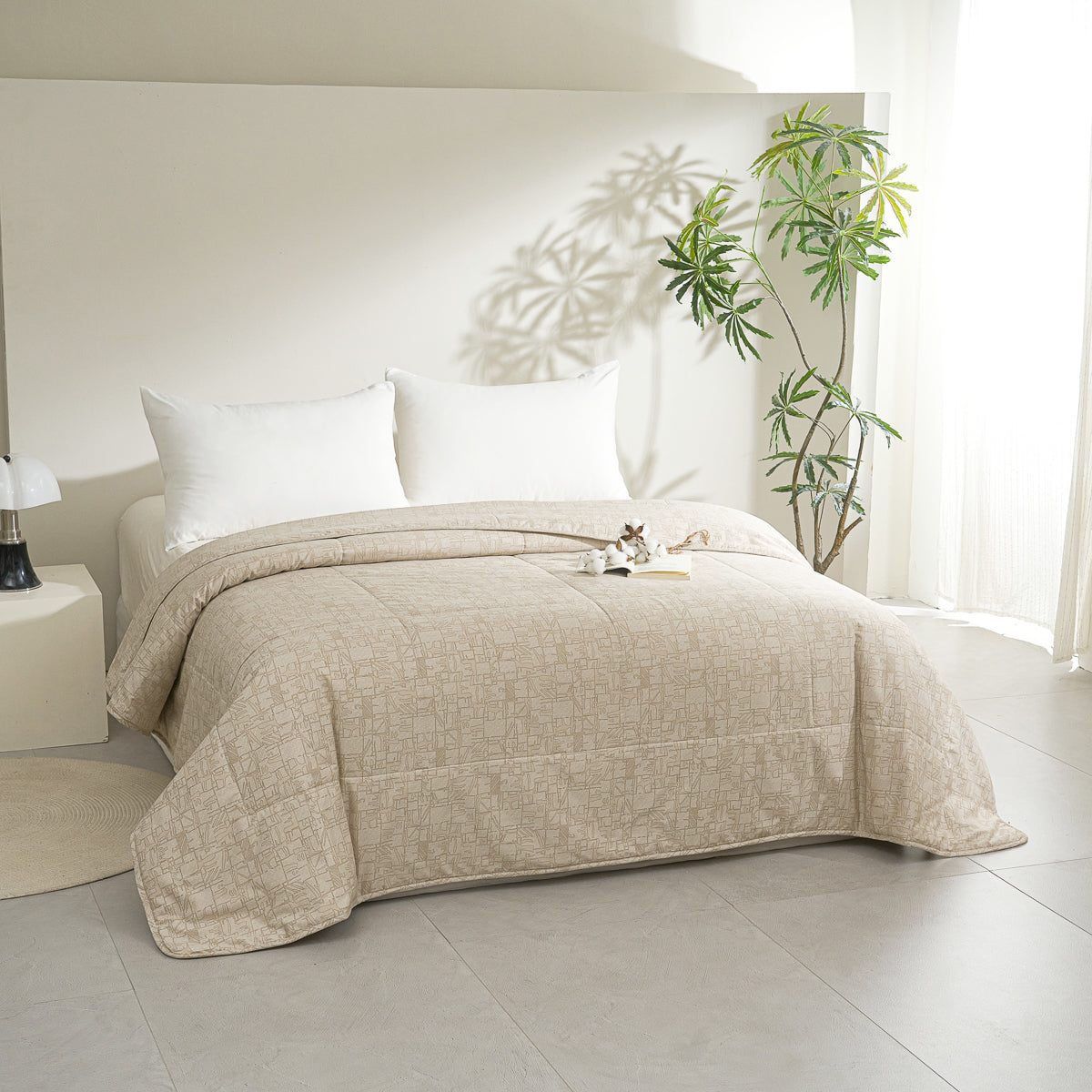 Clay Linen (Earth) Cotton Light Comforter
