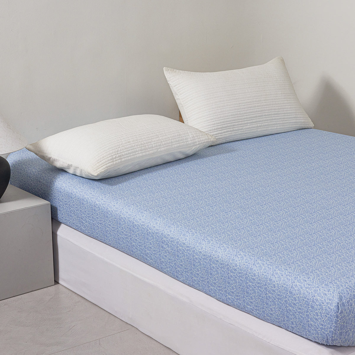 Clear Ripple (Water) Cotton Fitted Sheet