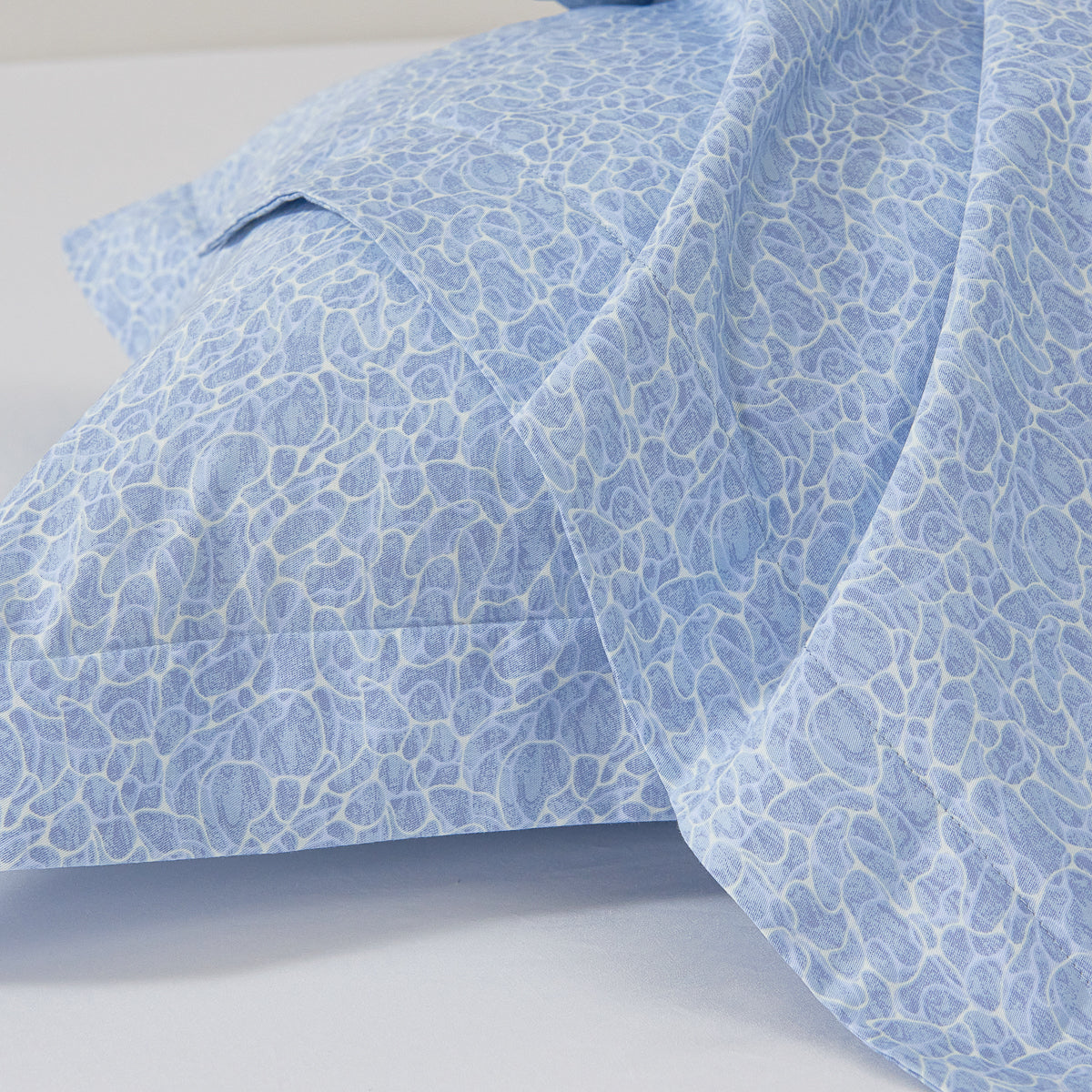 Clear Ripple (Water) Cotton Pillow Sham